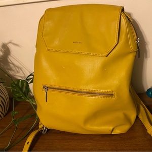 MATT & NAT - GUC - Mustard color backpack - vegan